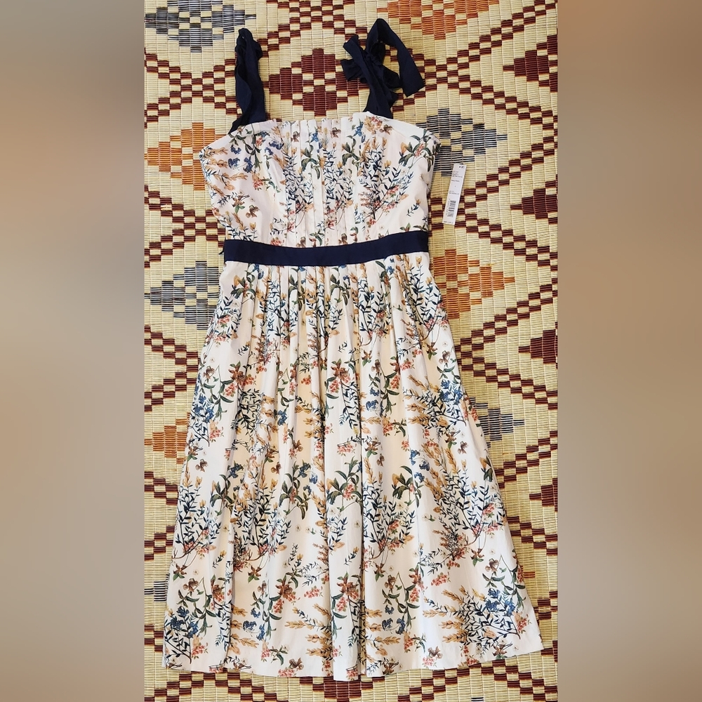Antonio Melani Erin Poplin Dress. Sz 8. NWT